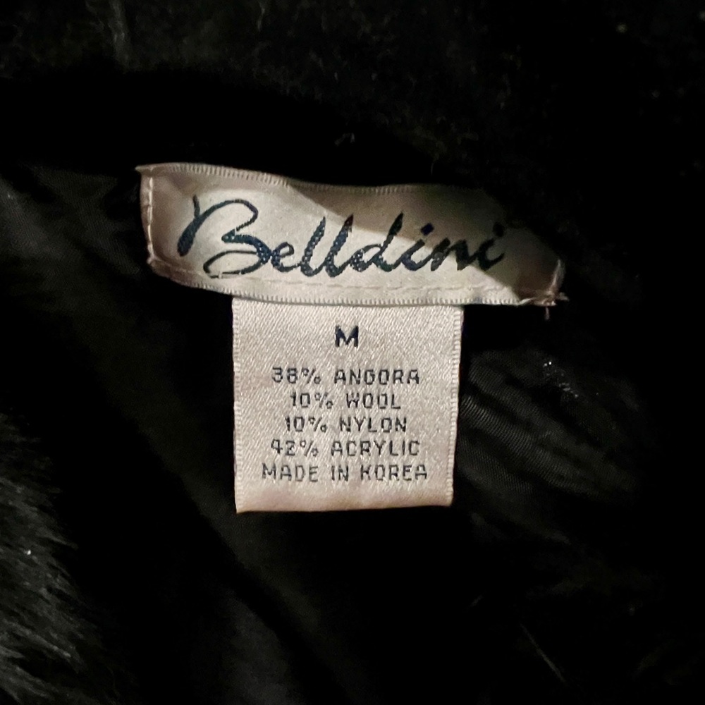 Belldini Vintage Fur Penny Lane style coat, size medium, in black - Picture 2 of 8